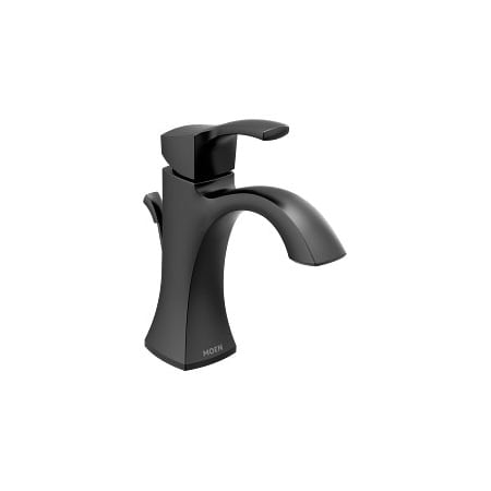Moen Voss One-Handle Bathroom Faucet in Matte Black 6903BL
